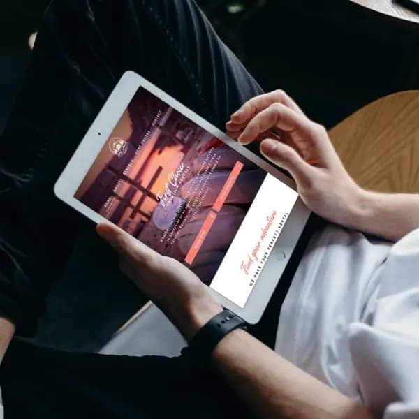 Laptop showing marketing dashboard