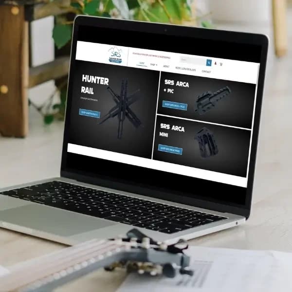 Web designer working at desk